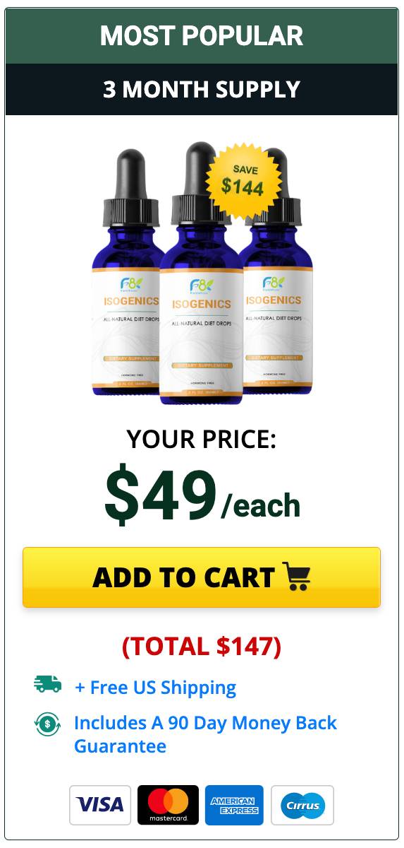 Isogenics Tonic - 3 Bottles