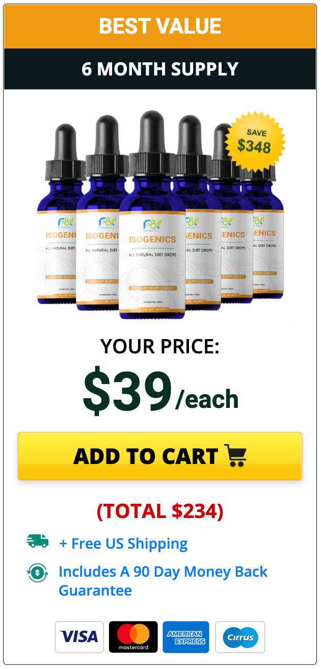 Isogenics Tonic - 6 Bottles